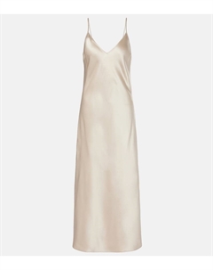 Шелковое сатиновое платье-комбинация, Affogato Joseph