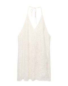 Коктейльное платье, экрю Pull & bear