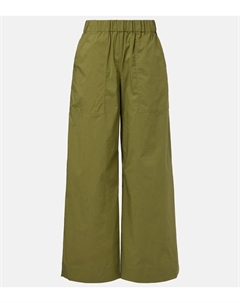 Арден широкие брюки из хлопковой смеси, оливковый Simkhai