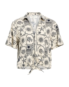 Блуза OBJEMBER, кремовый Object