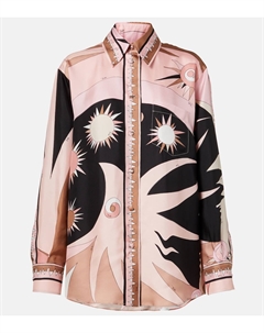 Шелковая рубашка Stella, розовый Pucci