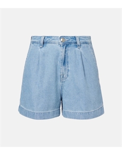 Ханы плиссированные джинсовые шорты, Hana 7 for all mankind