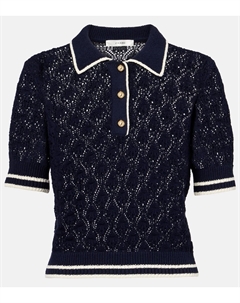 Вязаная поло для новичков, Navy Multi Frame