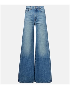 Джинсы с широкими штанинами Dane, Heat Khaite