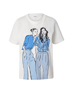 Рубашка, кремовый S.oliver