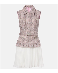 Многослойное мини-платье, розовый Self-portrait