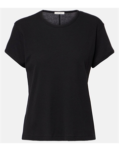 Футболка из хлопкового джерси Nimbus, черный The row