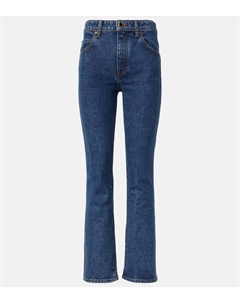 Женские укороченные джинсы Vivian с расклешенными штанинами, Boone Khaite