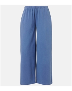 Юбка-брюки Ukira из хлопка с завышенной талией и широкими штанинами, Lightblue The row