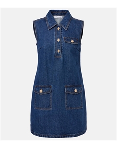 Джинсовое мини-платье, синий Self-portrait