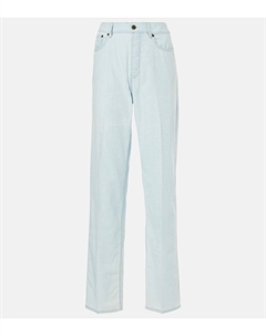 Прямые джинсы с низкой посадкой, Celeste Miu miu