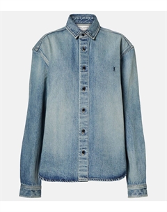 Кассандр джинсовая рубашка, Jean Blue Saint laurent