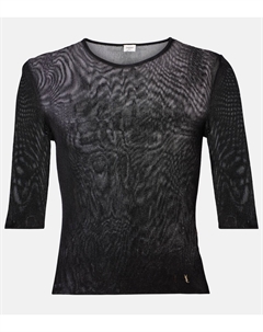 Вязаный топ, нуар Saint laurent