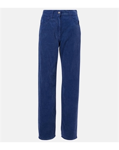 Джинсы прямые завышенные Tarley, Washed Blue The row