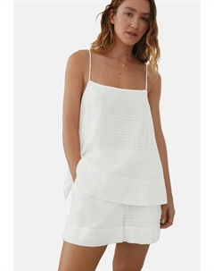 Пижама GINGHAM SET - Pyjama set, белый Next