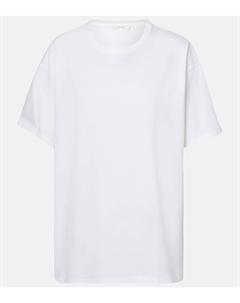 Надин хлопковая футболка из джерси, белый The row