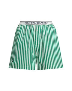 Короткий пижамный комплект Boxer, цвет Green/White Polo ralph lauren