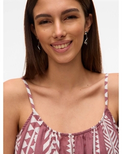 Летнее платье VMDICTHE, темно-розовый Vero moda