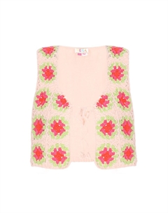 Вязаный жилет, песочный Izia