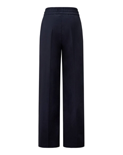 Свободные брюки со складками спереди Ella-2, темно-синий Bogner
