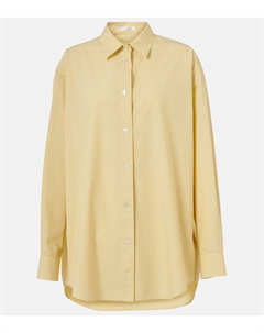 Хлопковая рубашка Millerina, Pale Yellow The row