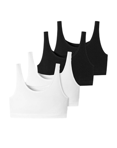 Бюстгальтер-бралетт 95/5 Organic Cotton, черный Schiesser