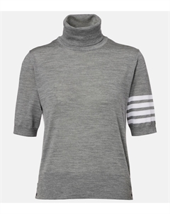 Водолазка из шерсти 4-Bar, Light Grey Thom browne