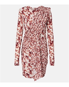 Мини-платье с драпировкой и принтом Georgia, Garnet Isabel marant