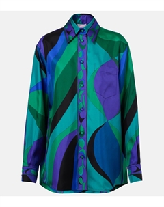 Шелковая рубашка Pesci, Smeraldo Pucci