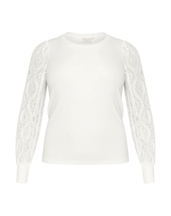 Блуза Nioma, белый Kaffe curve