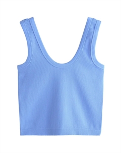 Топ, синий деним Next