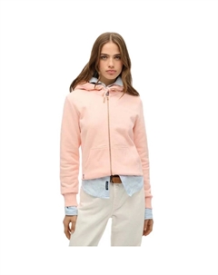 Толстовка Essential Logo full zip, розовый Superdry