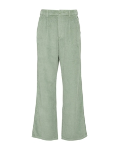 Обычные брюки со складками спереди, светло-зеленый Qs