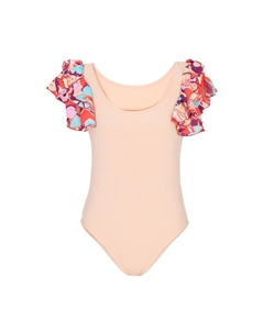 Боди-рубашка Fashion Look, нюд Izia