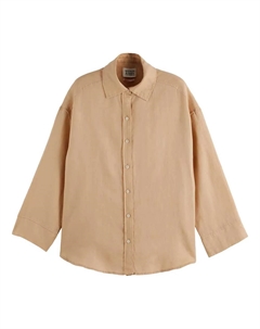 Рубашка с длинным рукавом U9A00626T, бежевый Scotch&soda