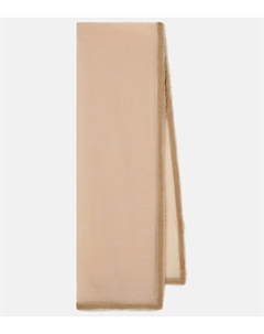 Шарф из кашемира и шерсти, Light Beige The row