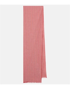 Гуэльский полосатый хлопковый шарф, Light Red The row