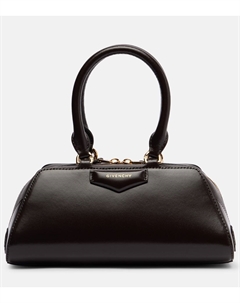 Антигона Восток-Запад мини кожаная сумка тоут, коричневый Givenchy