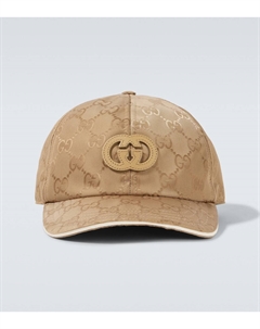 Бейсболка Interlocking G, Taupe/Beige Gucci