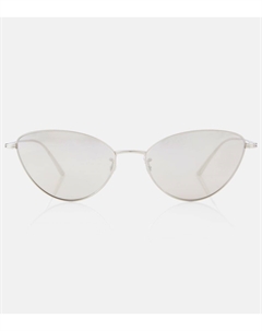 Очки солнцезащитные x Oliver Peoples 1998C с формой «кошачий глаз», Silver/Silver Khaite