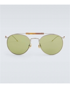 Круглые солнцезащитные очки, Silver Green Brunello cucinelli