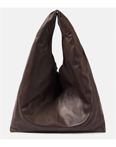 Новая кожаная наплечная сумка Bindle, DARK BROWN ANS The row