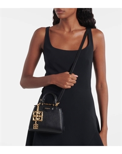 Сумка-тоут Antigona Cube Nano из кожи, черный Givenchy