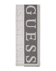Шарф, цвет Grey/Light grey Guess