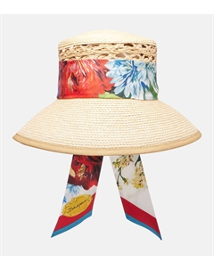 Шляпа от солнца с деталью-шарфом из рафии, Variante Abbinata Dolce&gabbana
