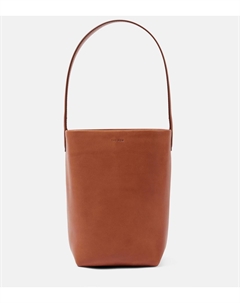 Сумка-тоут Park N/S малая кожаная, Dark Cuir The row