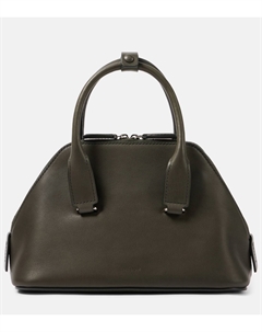 Мини-сумка-тоут Devon из кожи, Koala Grey Pld The row