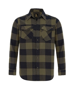 Рубашка на пуговицах классического кроя Marius, оливковый Jacey quinn