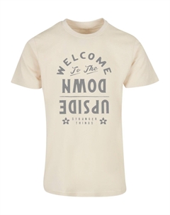 Рубашка Stranger Things - Welcome To Upside Down, песочный Absolute cult