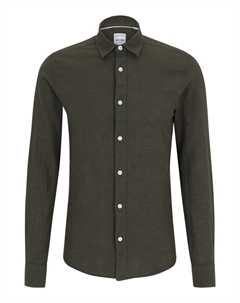 Рубашка Slim Fit на пуговицах Caiden, оливковый Only & sons